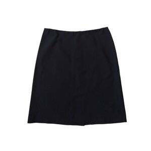 Kenneth Cole Black Above Knee Length Wool Blend Lightweight Skirt Women's 10